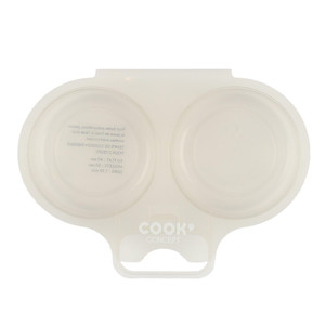 Silicone Microwave Egg Poacher, white