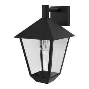 GoodHome Outdoor Wall Lamp Docker E27 IP44, black