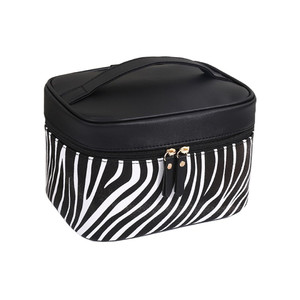 Cosmetic Bag, white-black