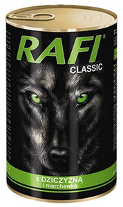 Rafi Dog Wet Food Classic Venison & Carrot in Sauce 1250g