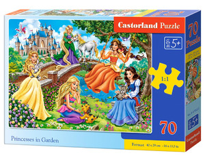 Castorland Children's Puzzle Princesses in Garden 70pcs 5+