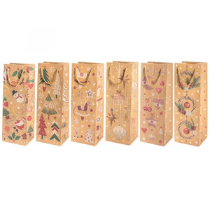 Decorative Christmas Gift Bag, Eco-Friendly, 13.5x38 cm, set