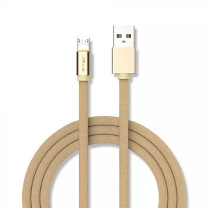 V-TAC Cable microUSB M 1m 2.4A, gold