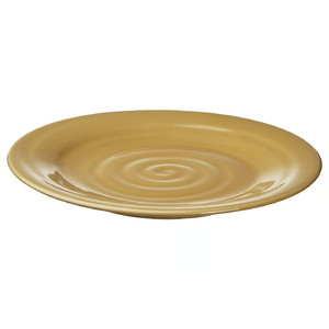 SANDSKÄDDA Side plate, yellow, 20 cm