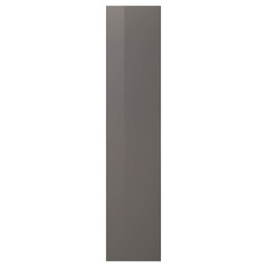 FARDAL Door, high-gloss grey, 50x229 cm