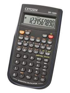 Citizen Scientific Calculator SR-135N, black
