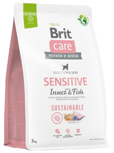 Brit Care Sustainable Sensitive Chicken & Insect Dry Dog Food 3kg