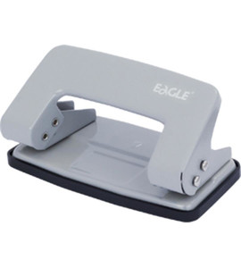 Hole Puncher 2-Hole Punch up to 8 Sheets, 6mm, grey