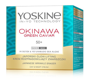 Yoskine Okinawa Green Caviar 50+ Japanese Wrinkle Eraser Day/Night Cream 50ml