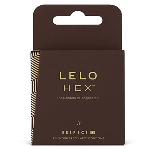 Lelo Condoms HEX Respect XL Latex Condoms 3pcs