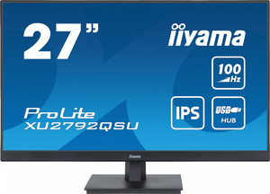 IIYAMA 27" Monitor ProLite XU2792QSU-B6 IPS QHD 100Hz HDMI DP 4xUSB3.2