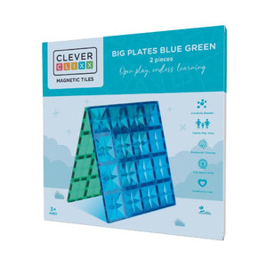 Big Plates Blue Green 2pcs 3+