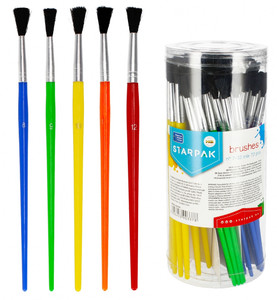 Starpak School Paintbrushes Size 7-12 72pcs