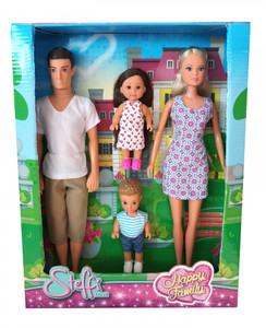 Steffi Love Dolls Set Happy Family 3+