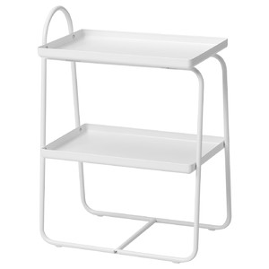 HATTÅSEN Bedside table/shelf unit, white