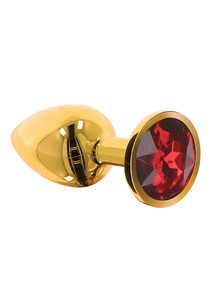 Taboom Butt Plug With Diamond Jewel Gold M