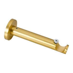 Curtain Pole Bracket 19 mm, straight, brass