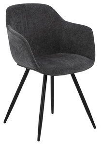 Upholstered Chair Noella, dark grey