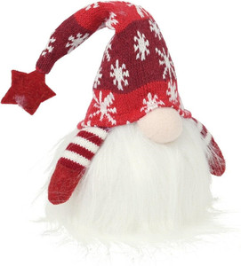 Christmas Decoration LED Gnome Dwarf 48cm, red