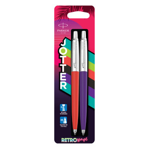Parker Ballpoint Pen Set of 2 Jotter Retro Wave
