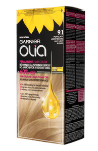 Garnier Olia Permanent Hair Colour no. 9.1 Ashy Light Blonde