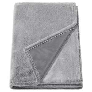 ULLGRIMMIA Throw, grey, 130x170 cm