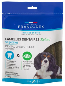 Francodex Dental Dog Chews Relax Small 15pcs 228g