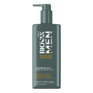 L`BIOTICA Biovax Men Shampoo 2in1 for Hair & Beard Detox 200 ml
