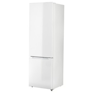 LAGAN Fridge/freezer, freestanding/white, 197/65 l