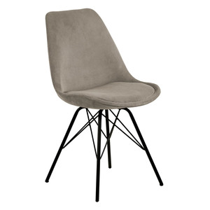 Chair Eris, corduroy, grey
