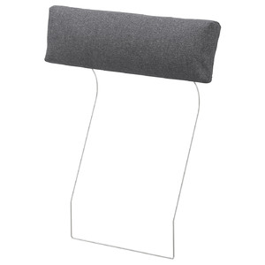 VIMLE Headrest, Gunnared medium gray