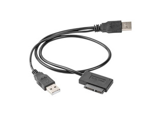Gembird Adapter USB(M)+Power -> SATA Slim SSD