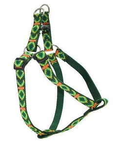 Chaba Dog Harness Patterned Size 2 50cm, green