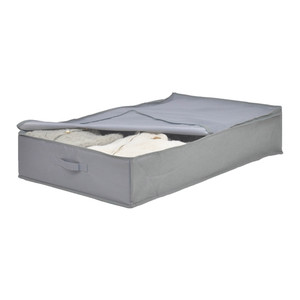 Clothes/Bed Linen Storage Box 93 x 55 x 19 cm, grey