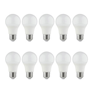Diall LED Bulb A60 E27 806 lm 4000 K 10-pack