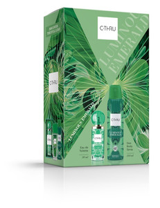C-THRU Gift Set Luminous Emerald - Eau de Toilette & Deodorant Body Spray