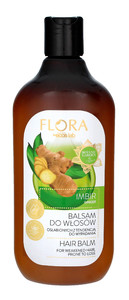 Ecos Lab Flora Hair Balm for Weakened Hair, Prone to Loss - Ginger 500ml