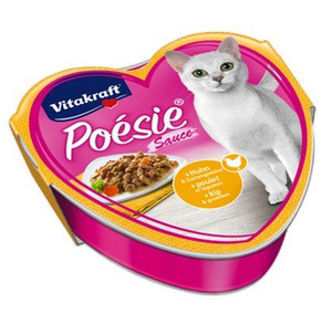Vitakraft Poesie Sauce Cat Food Chicken with Vegetables 85g