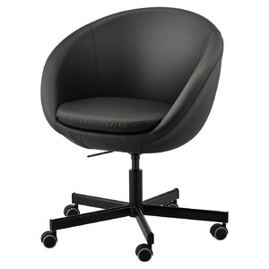 SKRUVSTA Swivel chair, black