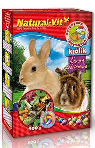 Natural-Vit Complete Food for Rabbits 500g