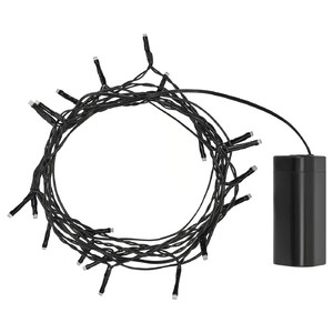 GETKÅL LED lighting chain, battery-operated outdoor, 4.5 m