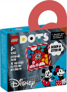 LEGO DOTS Mickey Mouse & Minnie Mouse Stitch-on Patch 8+