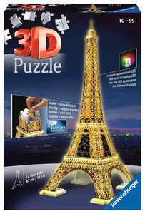 Ravensburger 3D Puzzle Eiffel Tower Night Edition 216pcs 10+