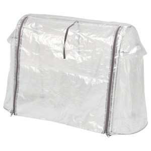 ASPAREN Cover for planter, outdoor/transparent white, 83x51x31 cm