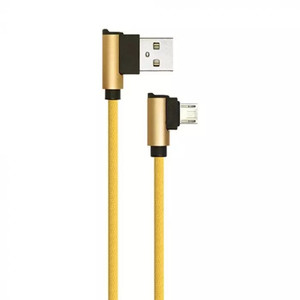 V-TAC Cable microUSB M 1m 2.4A, gold