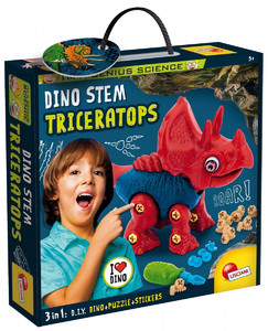 Lisciani I'm A Genius Dino Steam - Triceratops 5+