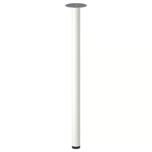 LAGKAPTEN / ALEX Desk, black-brown/white, 200x60 cm