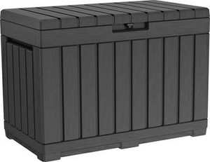 Keter Kentwood Plastic Garden Box 190L, graphite