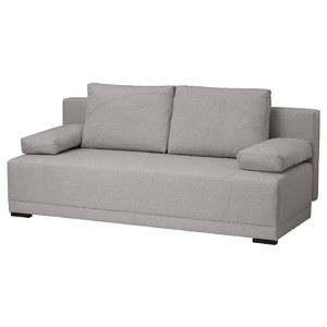 ARVIKEN Three-seat sofa-bed, beige