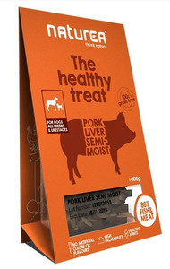 Naturea Dog Treats Pork Liver 100g